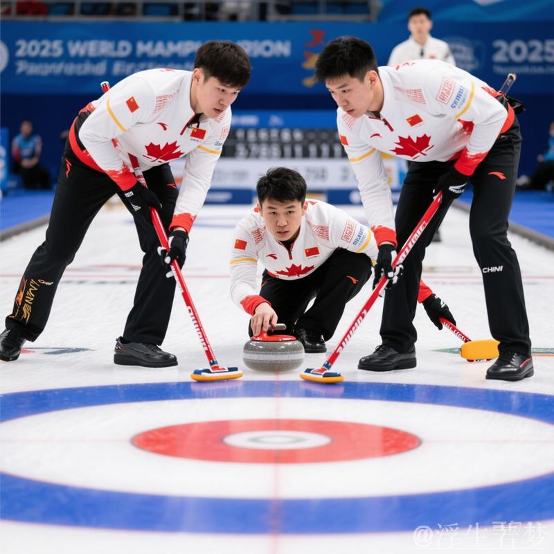 冰壶世锦赛：中国男队2-8负于加拿大，连败两场